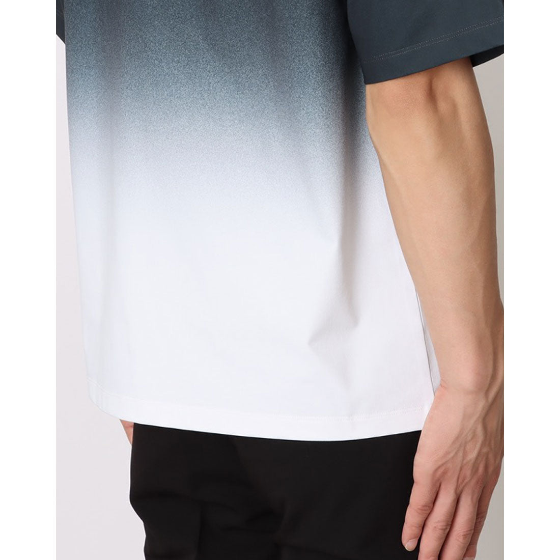 コムサイズム COMME CA ISM グラデーションプリントTシャツ （ダークブラウン） ダークブラウン