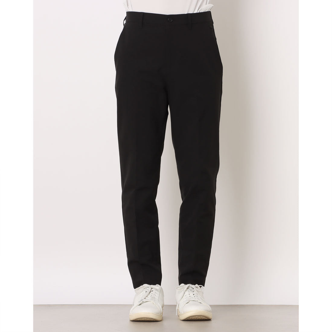 コムサイズム COMME CA ISM 【セットアップ対応】Easy Active Wear テーパードスラックス （ブラック） ブラック