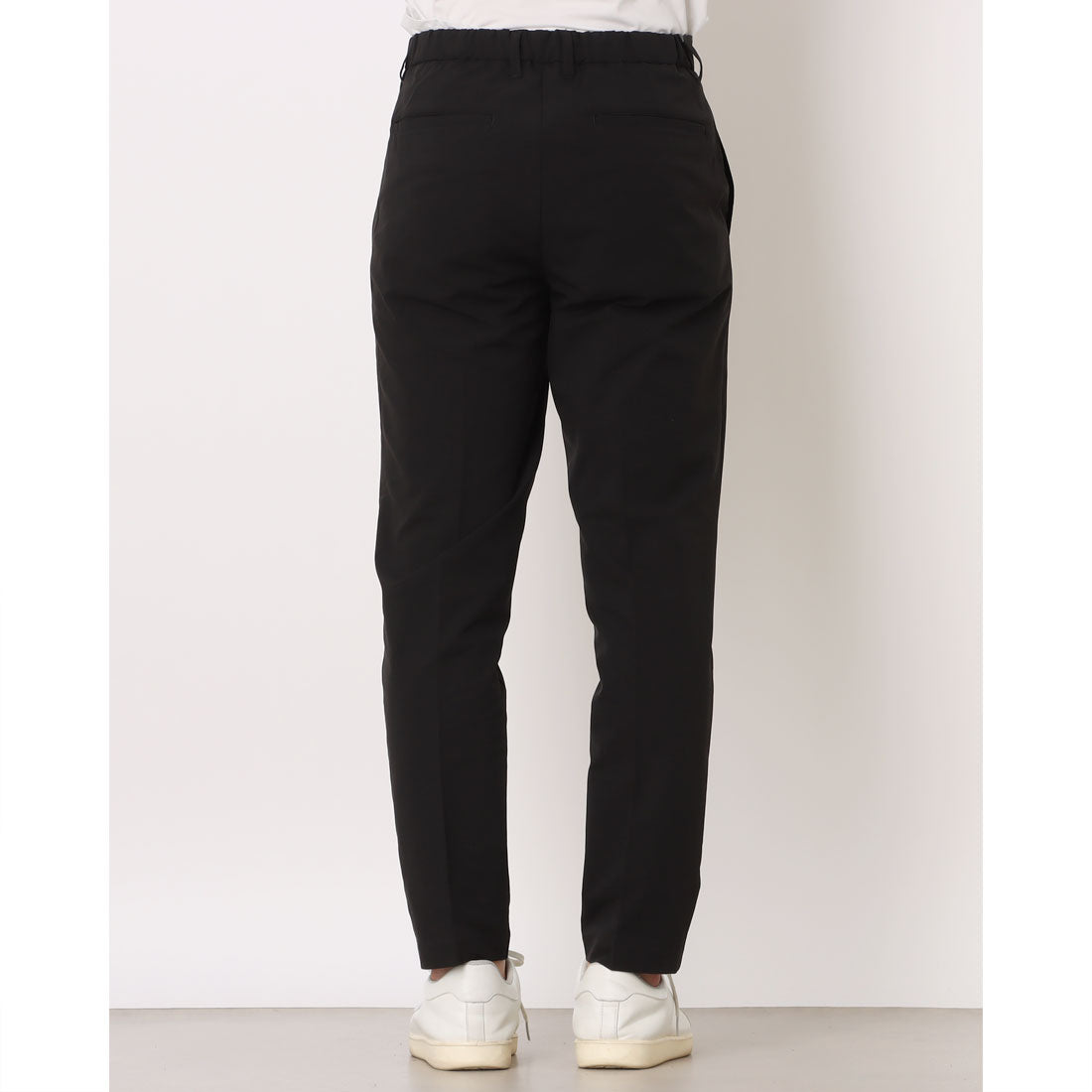 コムサイズム COMME CA ISM 【セットアップ対応】Easy Active Wear テーパードスラックス （ブラック） ブラック