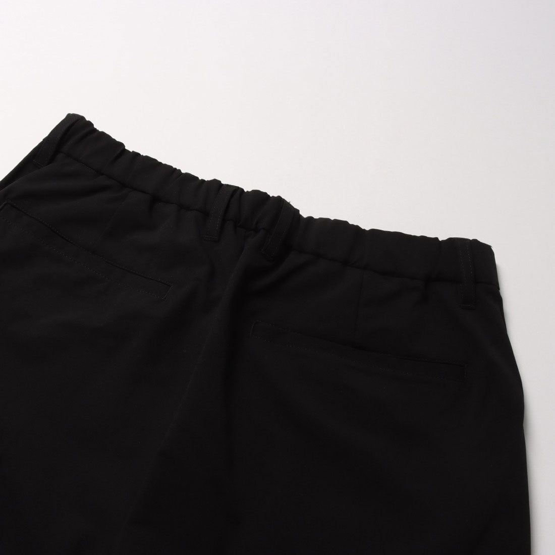 コムサイズム COMME CA ISM 【セットアップ対応】Easy Active Wear テーパードスラックス （ブラック） ブラック