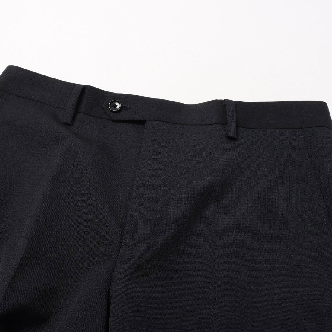 コムサイズム COMME CA ISM 【セットアップ対応】ポリエステル ウール ギャバ パンツ （ネイビー） ネイビー