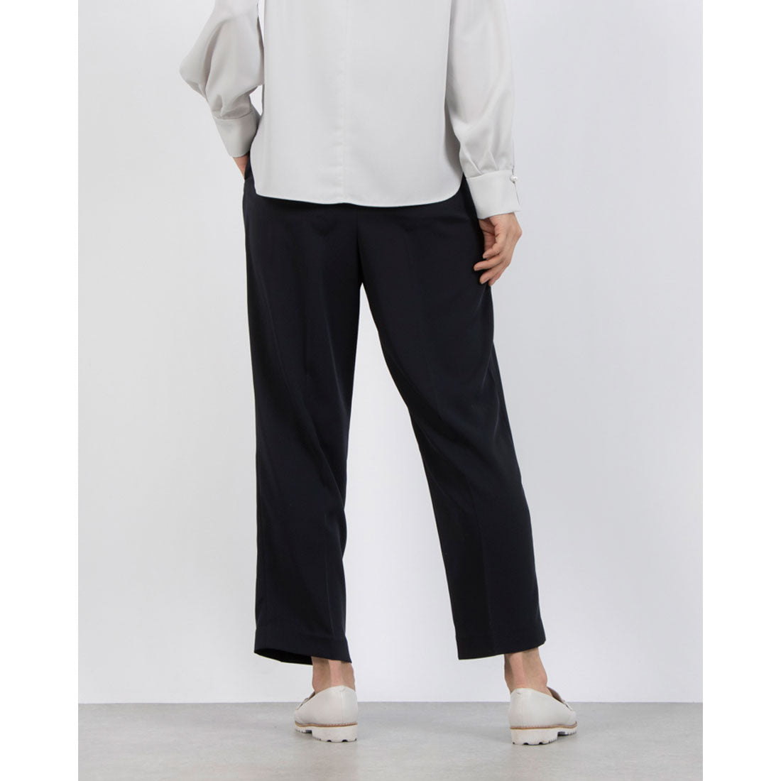 COMME CA ISM COMME CA ISM 【Set Up Compatible】 Polyester Twill Tapered Pants