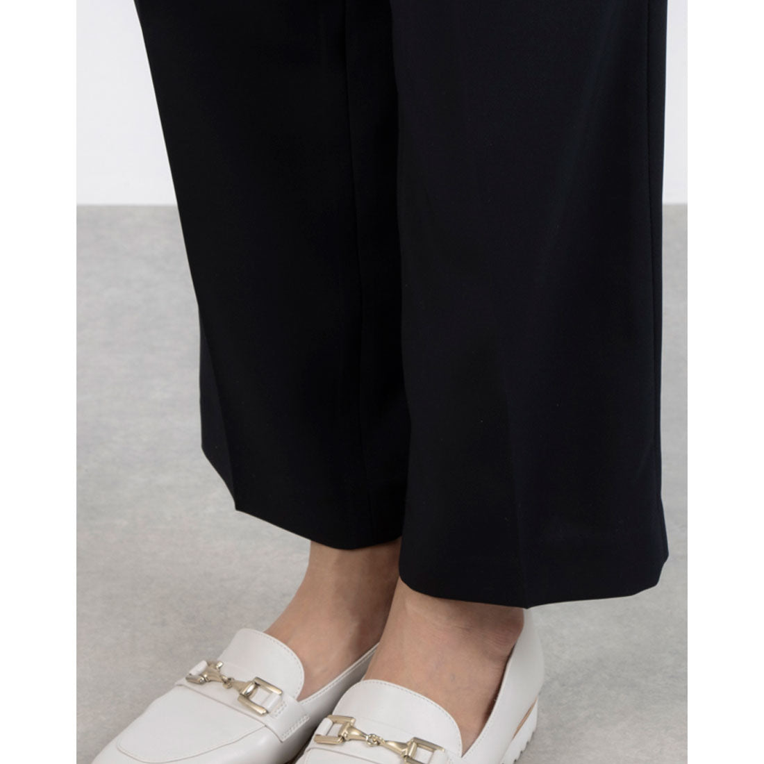 COMME CA ISM COMME CA ISM 【Set Up Compatible】 Polyester Twill Tapered Pants