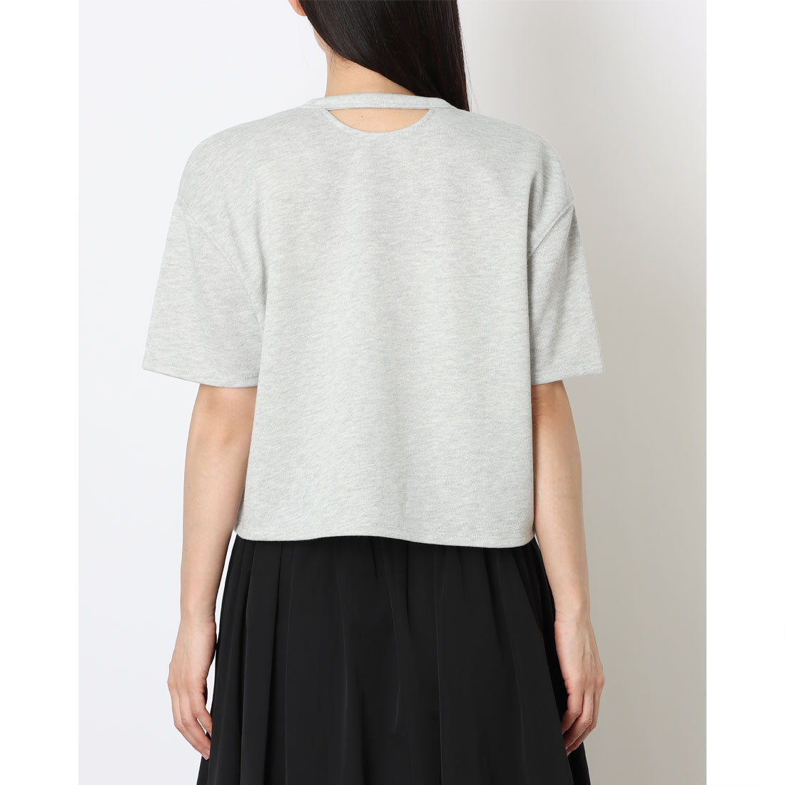 コムサイズム COMME CA ISM ラメ スウェット Tシャツ （ライトグレー） ライトグレー