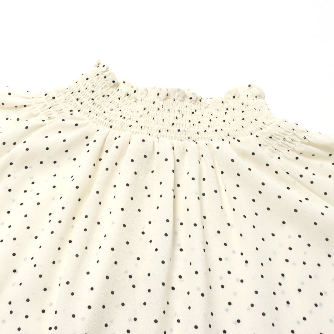 コムサイズム COMME CA ISM シャーリングブラウス （アイボリー） アイボリー