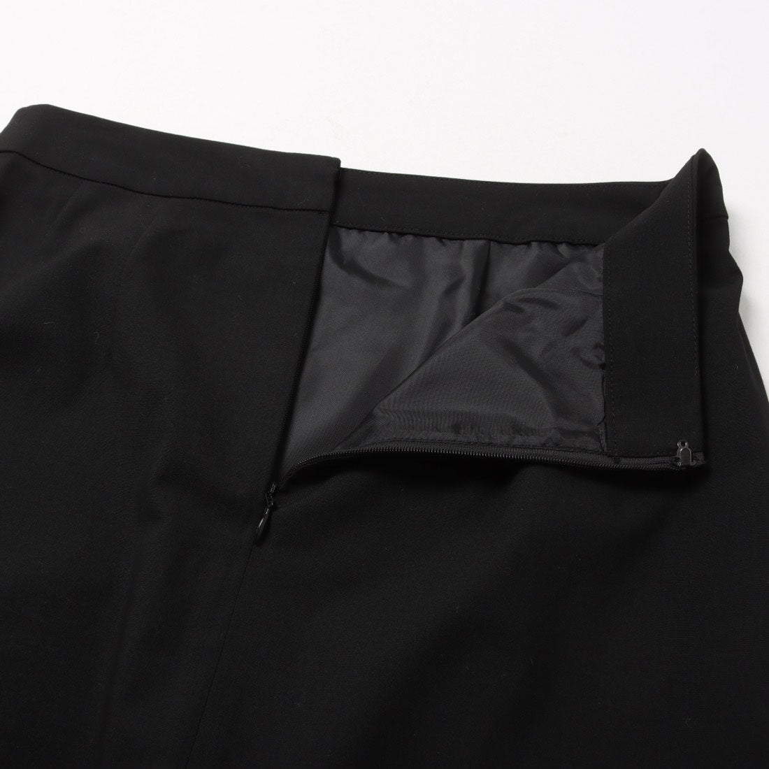 コムサイズム COMME CA ISM 【セットアップ対応】SUPER-TEX ウール混トロピカルストレッチ タイトスカート （ブラック） ブラック
