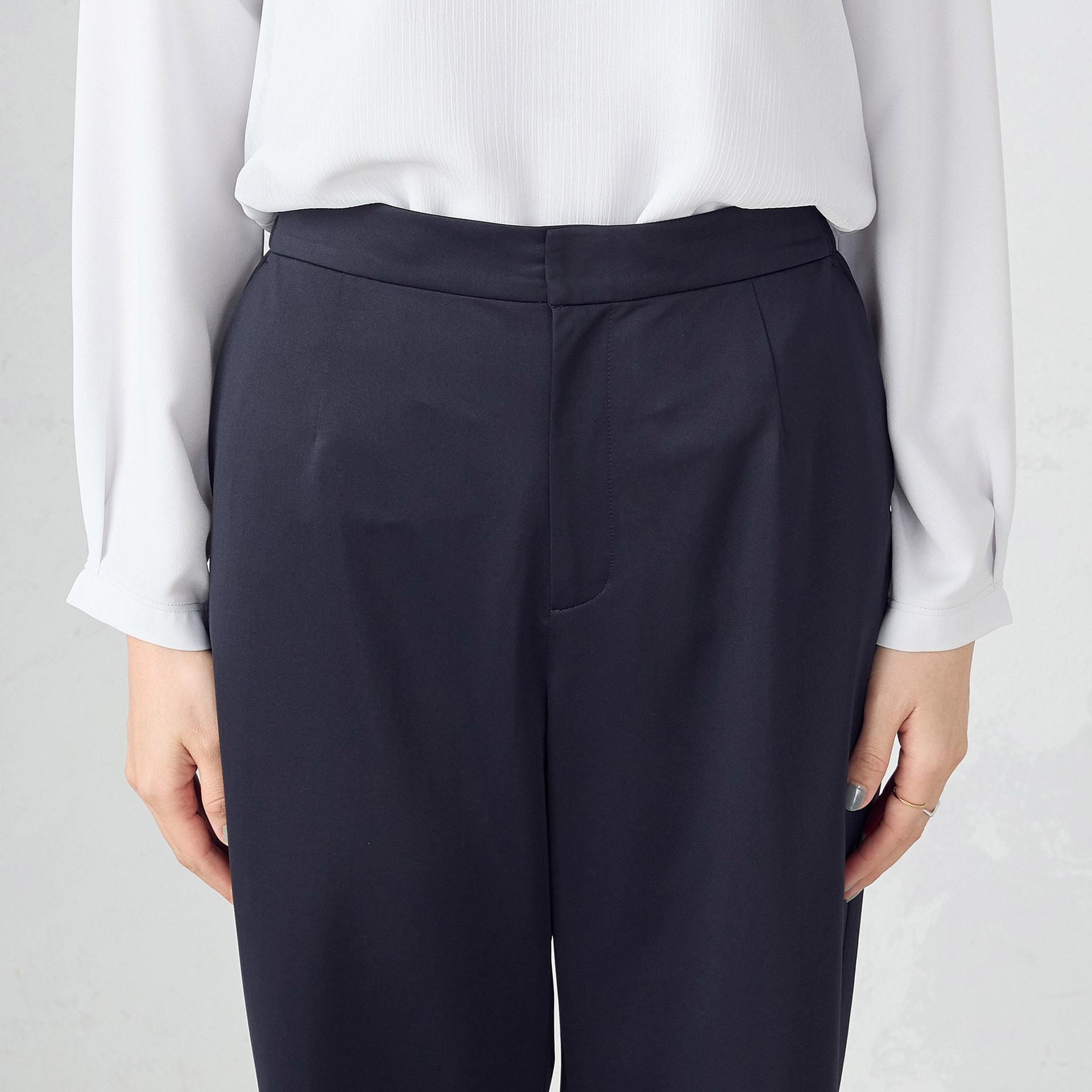コムサイズム COMME CA ISM 【セットアップ対応】タイプライター ジャージセミワイドパンツ