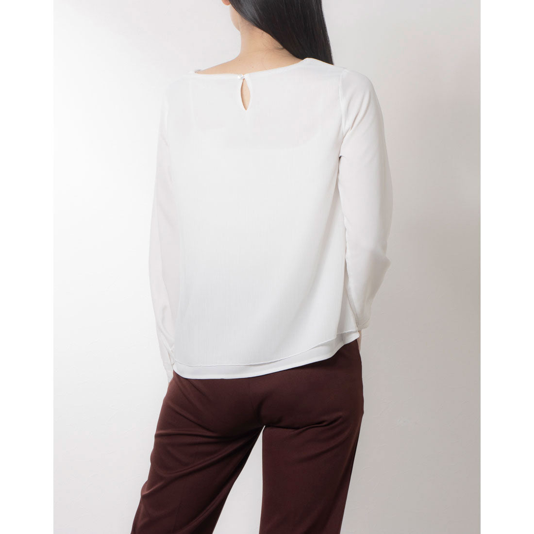 COMME CA ISM Layered Style Blouse