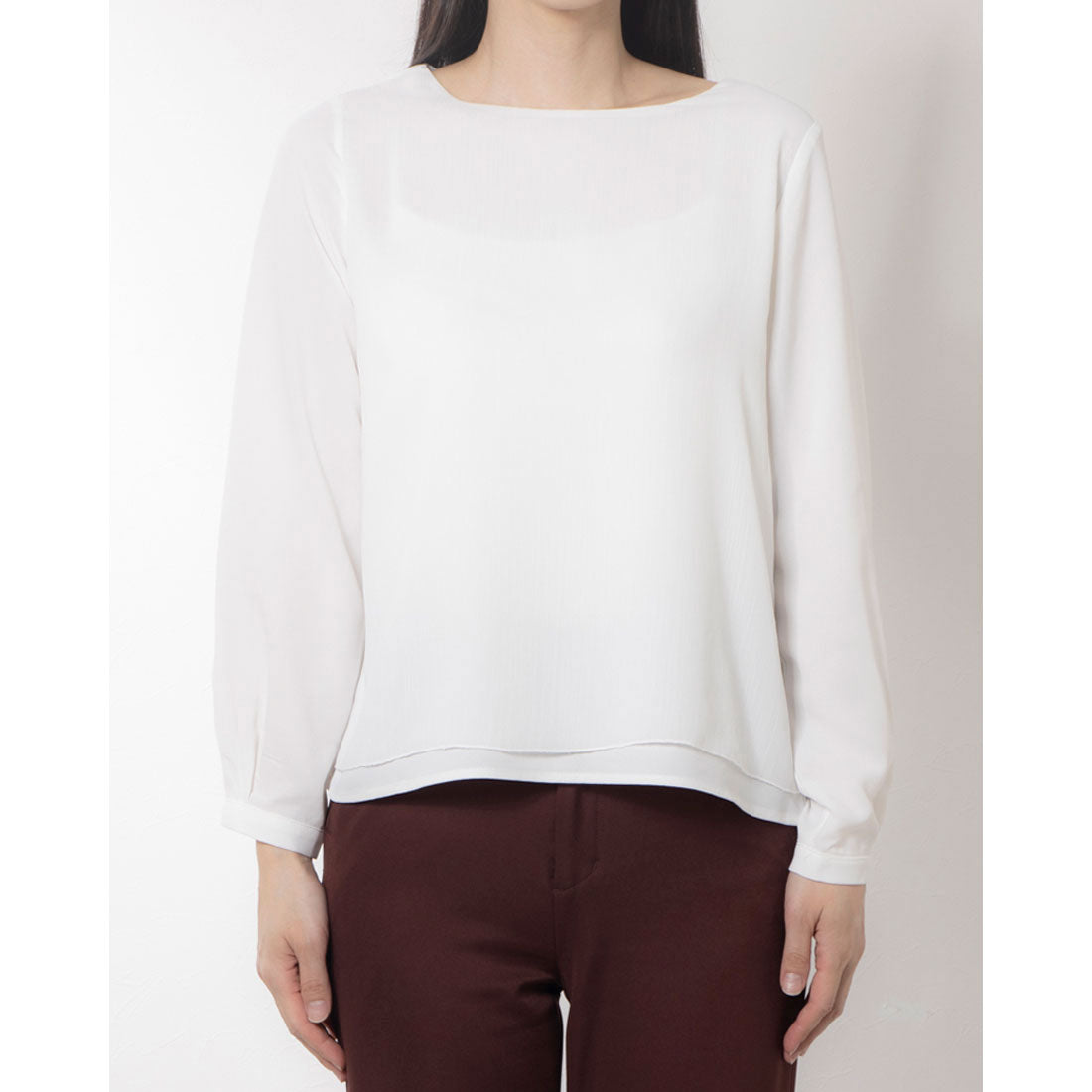 COMME CA ISM Layered Style Blouse