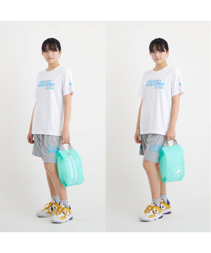 コンバース CONVERSE CONVERSE コンバース シューズケース S  バスケ バスケット ミニバス 靴入れ シューズ （パステルグリーン） パステルグリーン