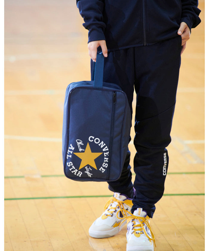 コンバース CONVERSE CONVERSE コンバース シューズケース バスケ バスケット ミニバス 靴入れ シューズ入 （ネイビー/ゴールド） ネイビー/ゴールド
