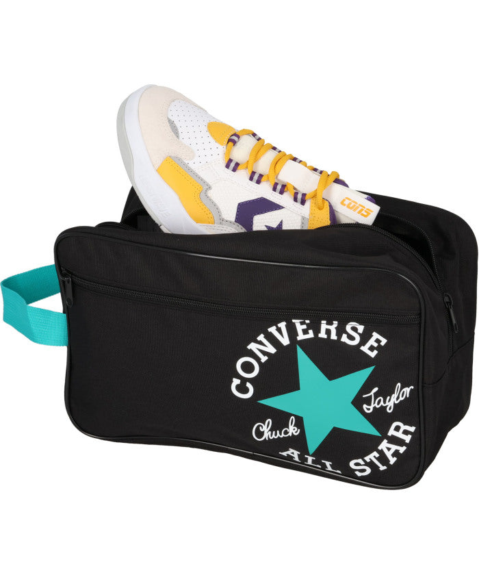 コンバース CONVERSE CONVERSE コンバース シューズケース バスケ バスケット ミニバス 靴入れ シューズ入 （ネイビー/ゴールド） ネイビー/ゴールド
