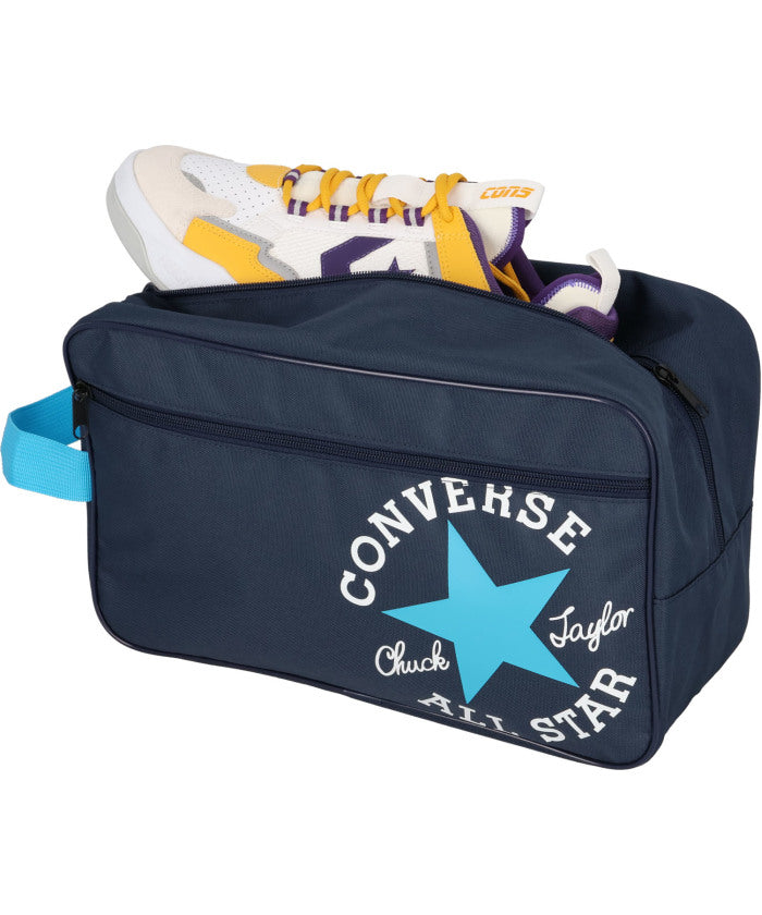 コンバース CONVERSE CONVERSE コンバース シューズケース バスケ バスケット ミニバス 靴入れ シューズ入 （ネイビー/ゴールド） ネイビー/ゴールド