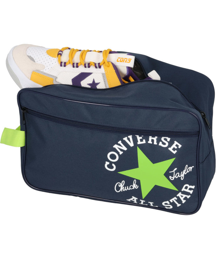 コンバース CONVERSE CONVERSE コンバース シューズケース バスケ バスケット ミニバス 靴入れ シューズ入 （ネイビー/ゴールド） ネイビー/ゴールド