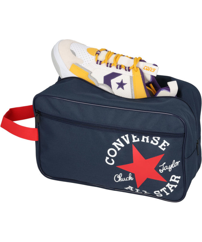コンバース CONVERSE CONVERSE コンバース シューズケース バスケ バスケット ミニバス 靴入れ シューズ入 （ネイビー/ゴールド） ネイビー/ゴールド