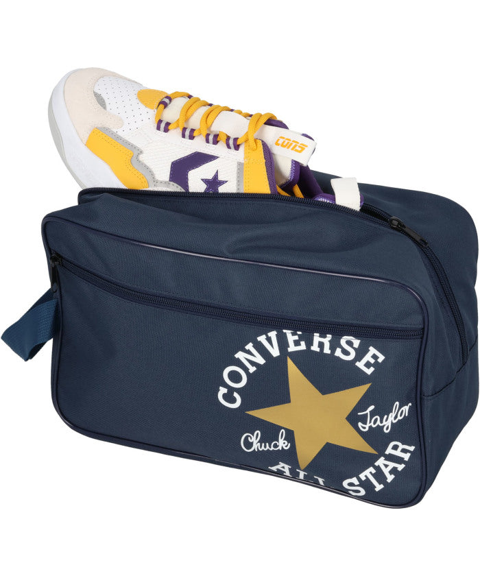 コンバース CONVERSE CONVERSE コンバース シューズケース バスケ バスケット ミニバス 靴入れ シューズ入 （ネイビー/ゴールド） ネイビー/ゴールド