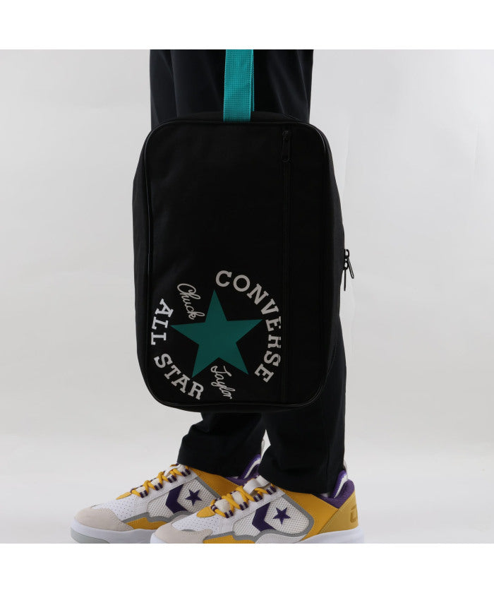 コンバース CONVERSE CONVERSE コンバース シューズケース バスケ バスケット ミニバス 靴入れ シューズ入 （ネイビー/ゴールド） ネイビー/ゴールド