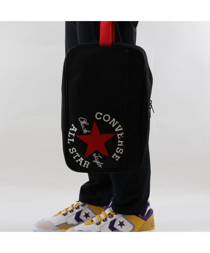 コンバース CONVERSE CONVERSE コンバース シューズケース バスケ バスケット ミニバス 靴入れ シューズ入 （ネイビー/ゴールド） ネイビー/ゴールド