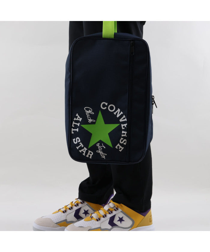 コンバース CONVERSE CONVERSE コンバース シューズケース バスケ バスケット ミニバス 靴入れ シューズ入 （ネイビー/ゴールド） ネイビー/ゴールド
