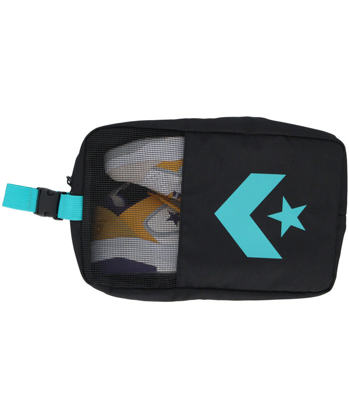 コンバース CONVERSE コンバース CONVERSE ハーフメッシュシューズケース  C2554097 （1943 ブラック×ホワイト） 1943 ブラック×ホワイト