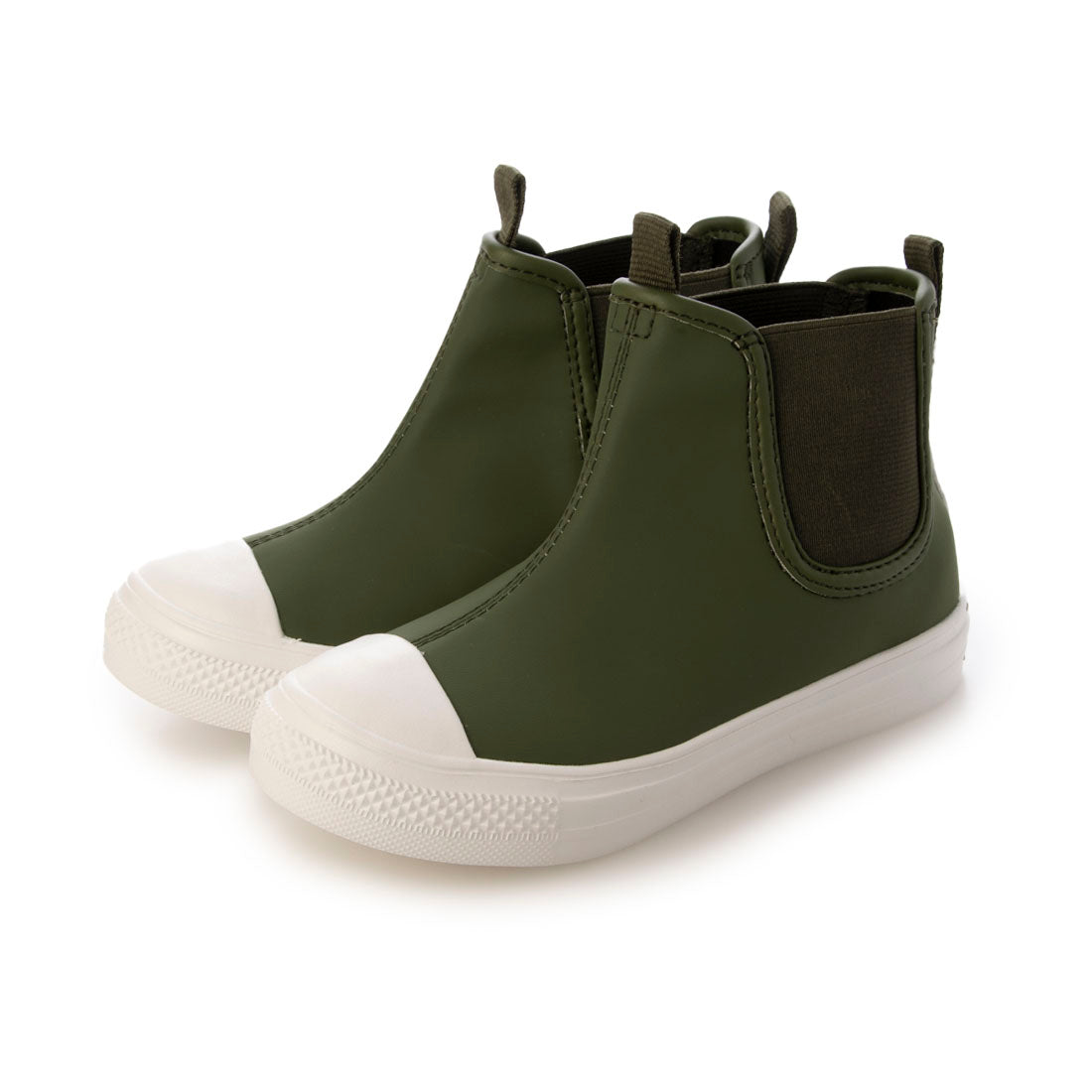コンバース CONVERSE CHILD ALL STAR LIGHT WR SL SIDEGORE HI,カーキ