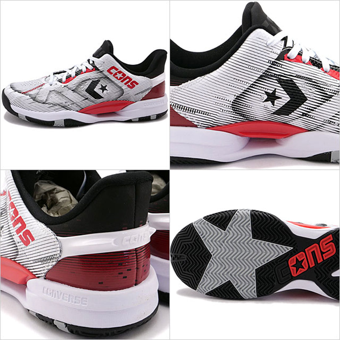 CONVERSE CONVERSE CONS ACCELERATOR LOW WHITE/RED [33500390]