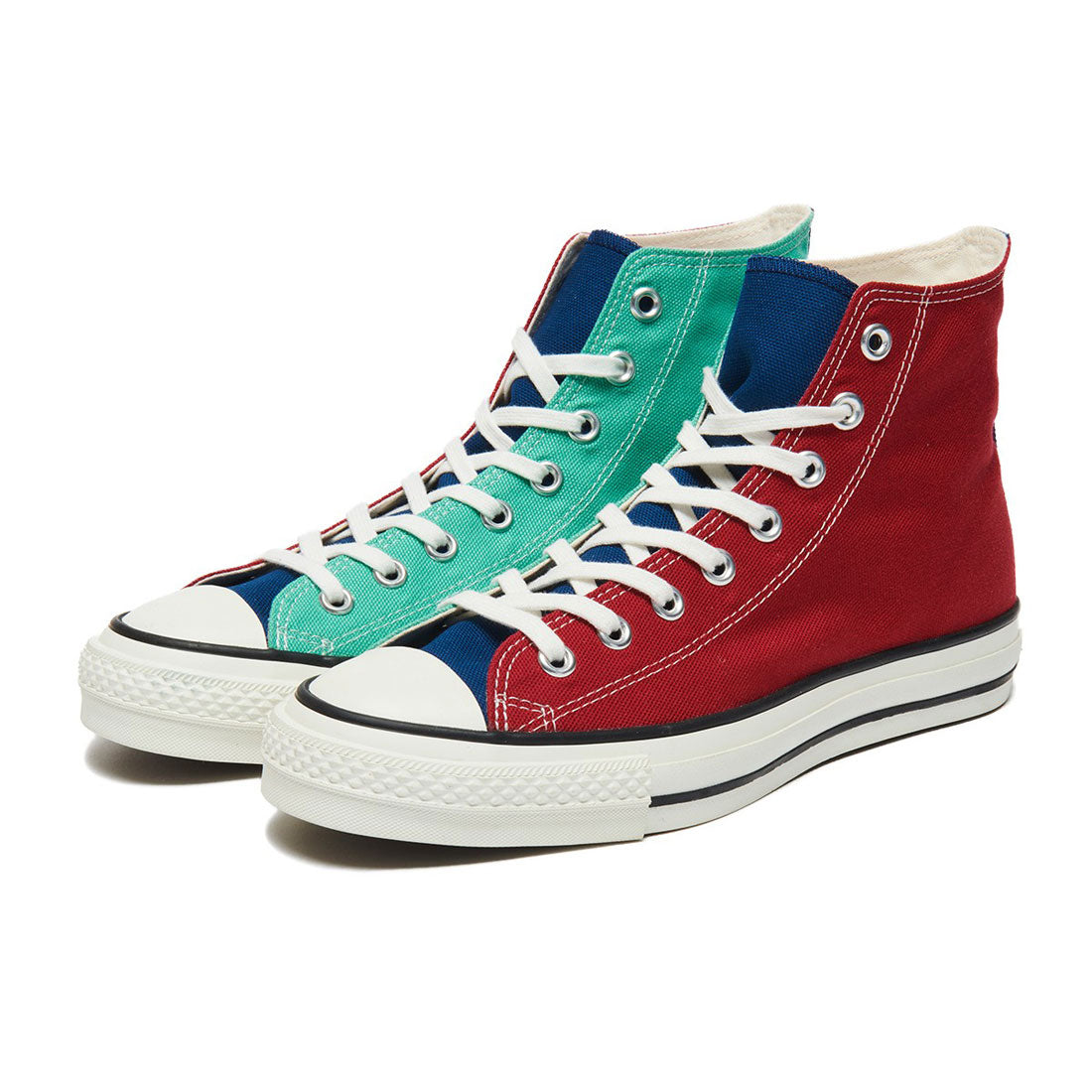 コンバース CONVERSE キャンバス オールスター J HI（CANVAS ALL STAR J HI） （マルーン/ダークネイビー/ミント） マルーン/ダークネイビー/ミント