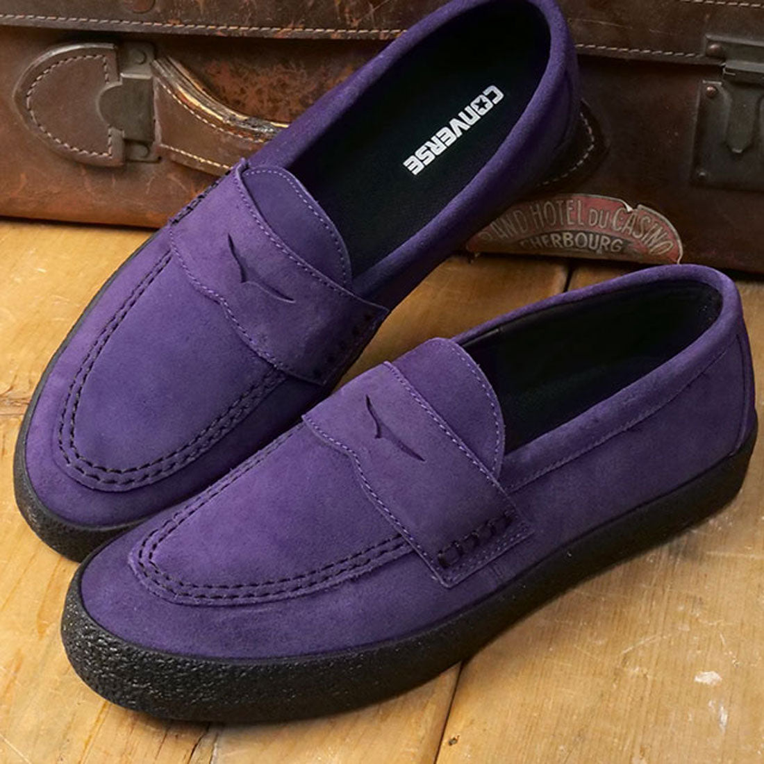 コンバース CONVERSE CS LOAFER II SK PURPLE/BLACK [33701870 FW25] （PURPLE/BLACK） PURPLE/BLACK