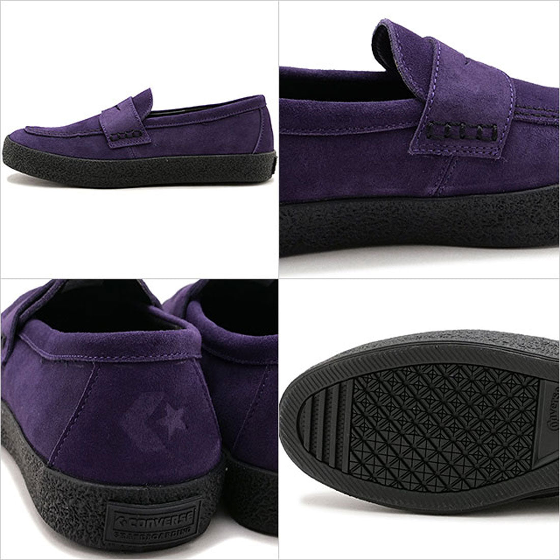 コンバース CONVERSE CS LOAFER II SK PURPLE/BLACK [33701870 FW25] （PURPLE/BLACK） PURPLE/BLACK