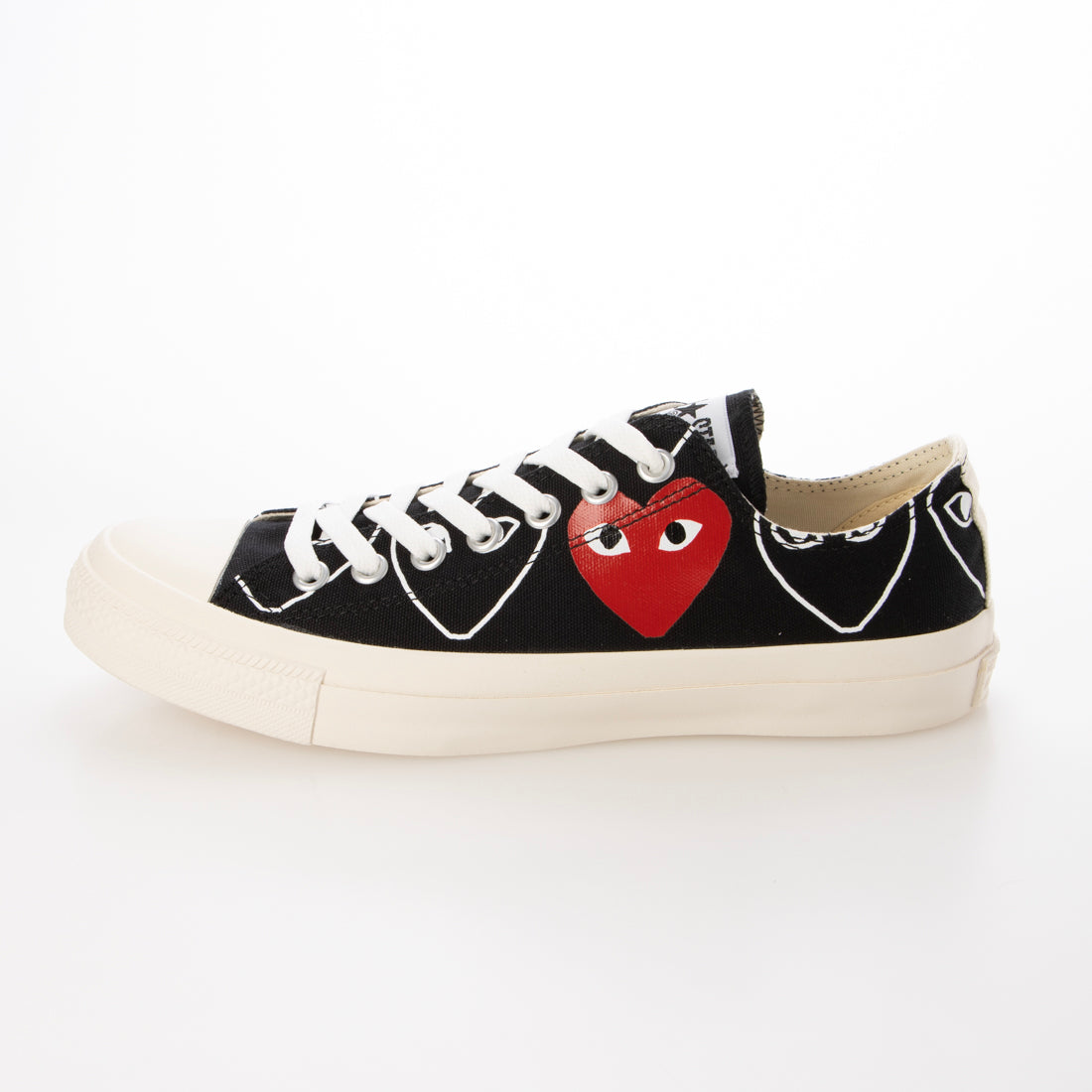 コンバース CONVERSE PLAY CONVERSE CHUCK TAYLOR BLACK プレイ コムデギャルソン コンバース チェック テイラー ブラック【AZ-K118-001】 （BLACK） BLACK