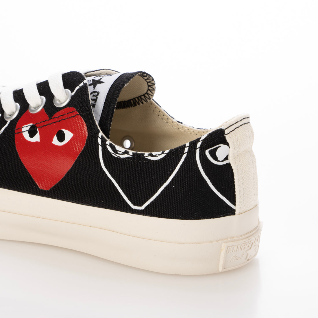 コンバース CONVERSE PLAY CONVERSE CHUCK TAYLOR BLACK プレイ コムデギャルソン コンバース チェック テイラー ブラック【AZ-K118-001】 （BLACK） BLACK