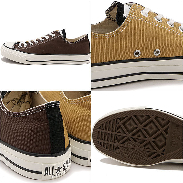 コンバース CONVERSE CANVAS ALL STAR J OX DARK-BROWN/BLACK/BROWN [31315480] （DARK-BROWN/BLACK/BROWN） DARK-BROWN/BLACK/BROWN