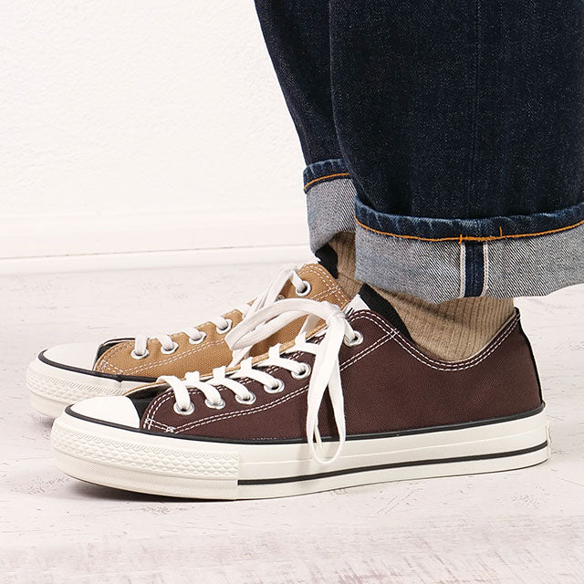 コンバース CONVERSE CANVAS ALL STAR J OX DARK-BROWN/BLACK/BROWN [31315480] （DARK-BROWN/BLACK/BROWN） DARK-BROWN/BLACK/BROWN