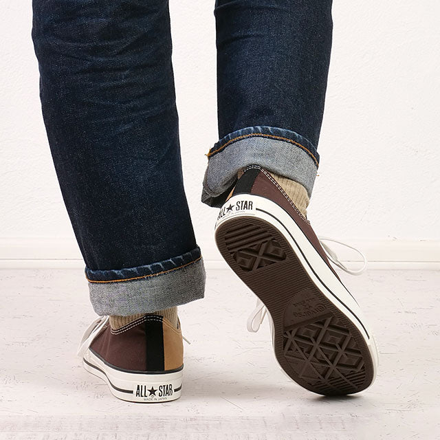 コンバース CONVERSE CANVAS ALL STAR J OX DARK-BROWN/BLACK/BROWN [31315480] （DARK-BROWN/BLACK/BROWN） DARK-BROWN/BLACK/BROWN
