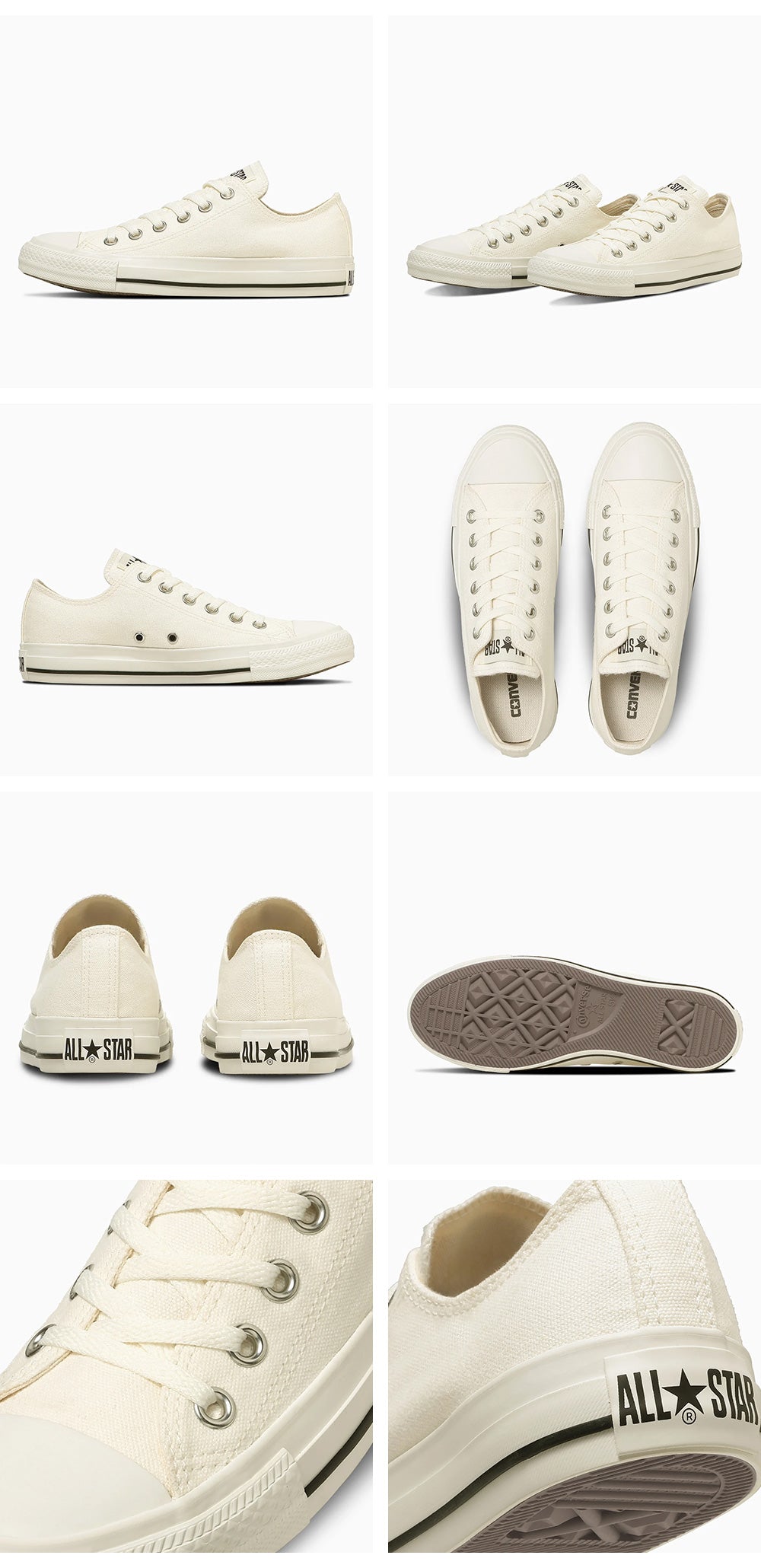 コンバース CONVERSE スニーカー メンズ レディース オールスター ウォッシュドキャンバス OX 31317471 31317472 converse ALL STAR WASHEDCANVAS OX （ホワイト） ホワイト