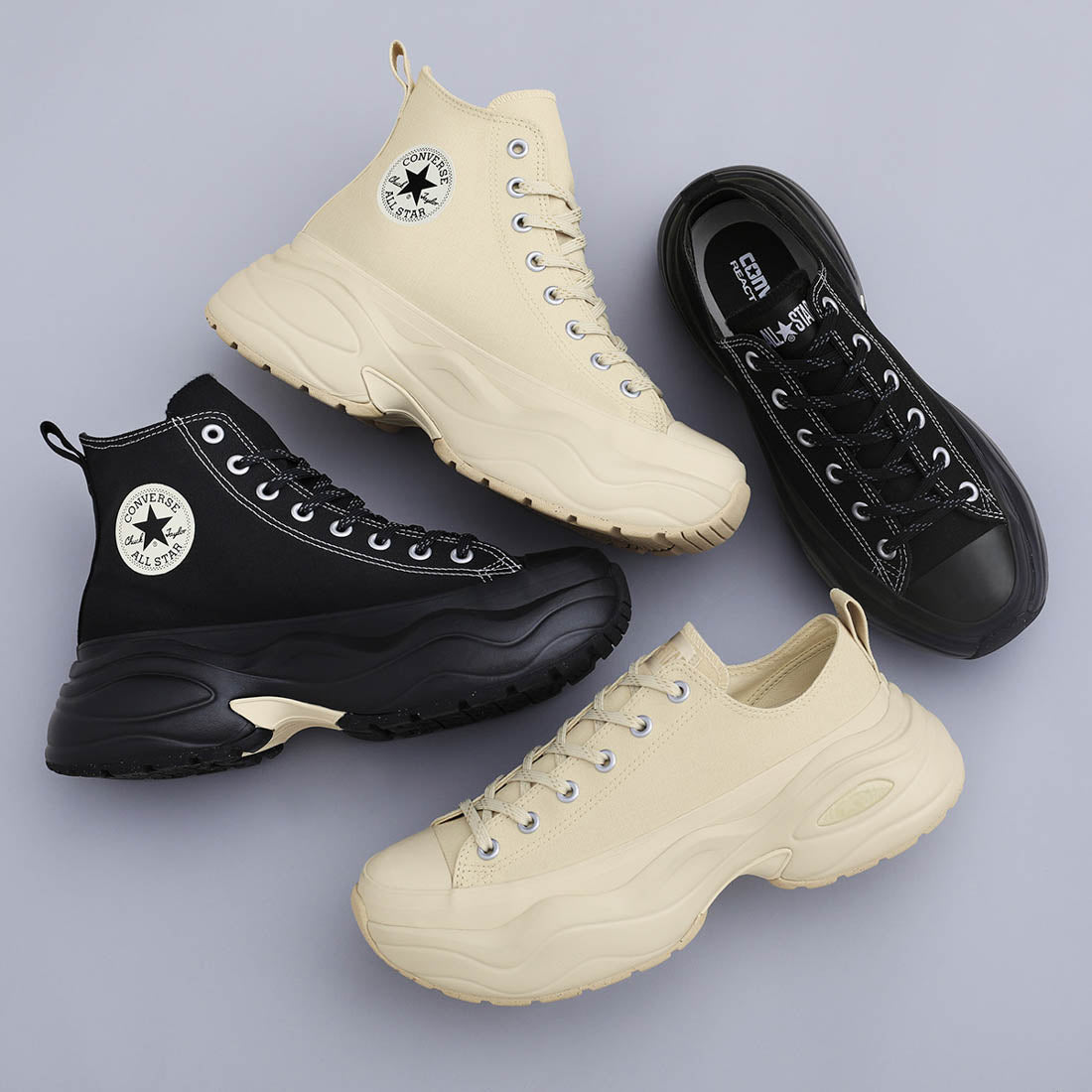 匡威女式運動鞋 All Star Surge Trainer OX 低筒厚底簡約輕便
