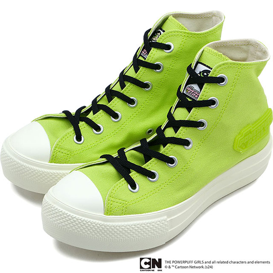 コンバース CONVERSE ALL STAR LIGHT PLTS HI / THE POWERPUFF GIRLS BUTTERCUP [31312542],BUTTERCUP
