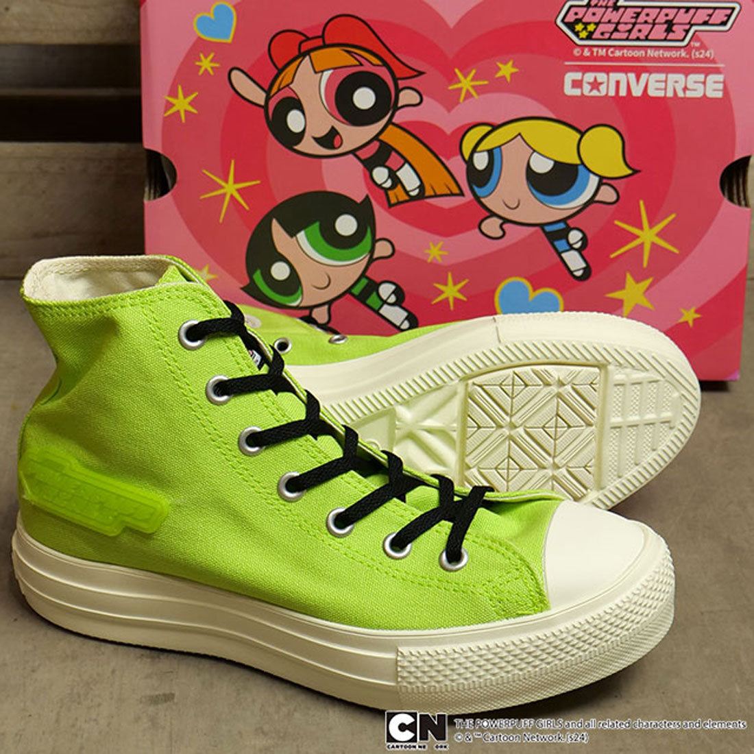 コンバース CONVERSE ALL STAR LIGHT PLTS HI / THE POWERPUFF GIRLS BUTTERCUP [31312542]