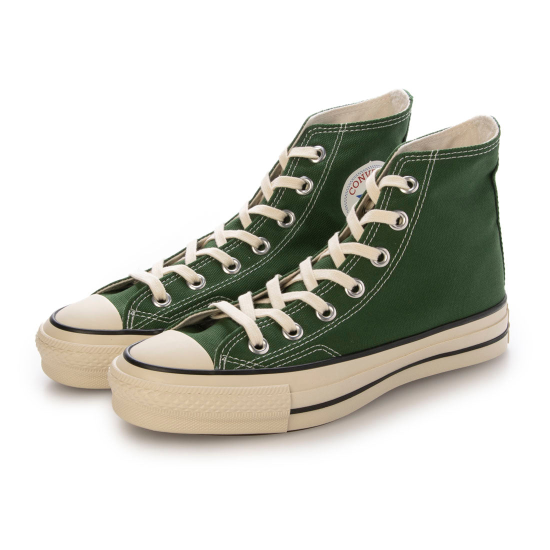 コンバース CONVERSE 日本製 J 80s キャンバス オールスター CANVAS ALL STAR J HI ハイカット スニーカー グリーン シューズ メンズ レディース,Green