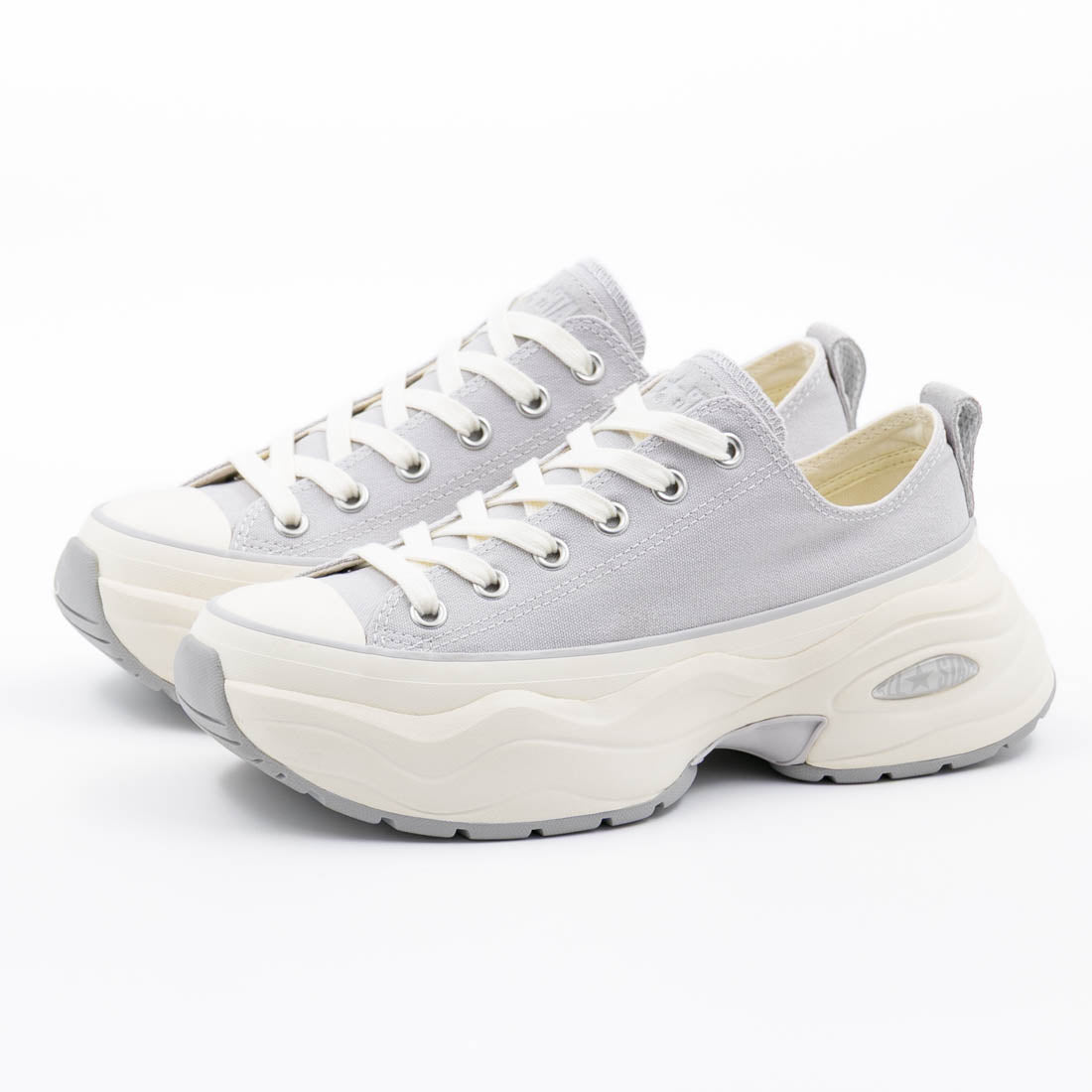 コンバース CONVERSE レディース スニーカー オールスター サージトレーナー NC OX ローカット 厚底 履きやすい シンプル （ペールグレイ） ペールグレイ