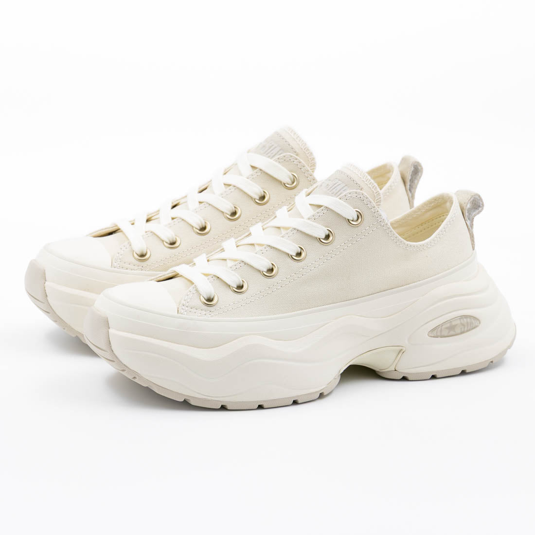 コンバース CONVERSE レディース スニーカー オールスター サージトレーナー NC OX ローカット 厚底 履きやすい シンプル （ウィスパーホワイト） ウィスパーホワイト