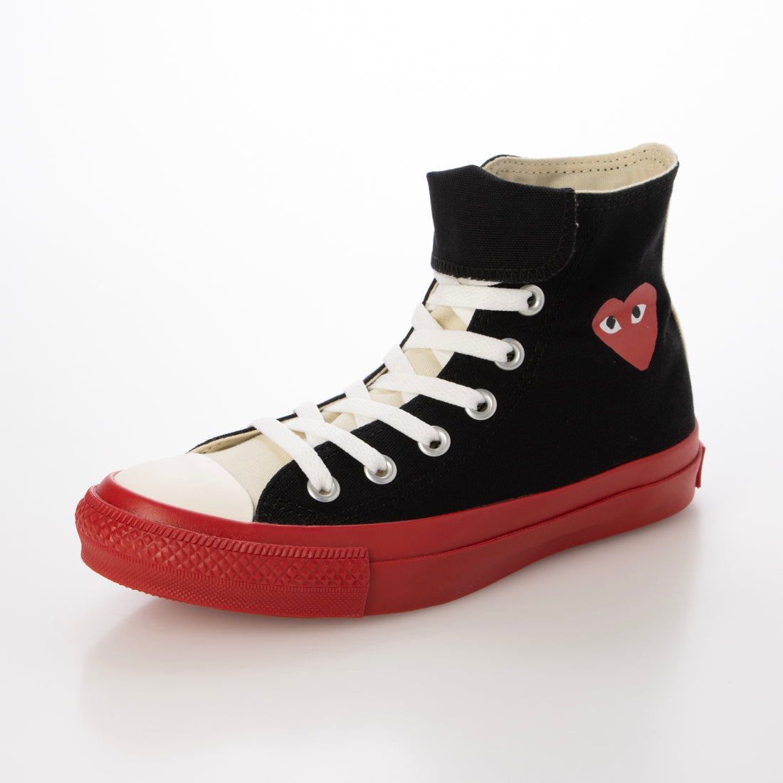 コンバース CONVERSE PLAY CONVERSE CHUCK TAYLOR HIGH BLACK プレイ コムデギャルソン コンバース チェック テイラー ブラック【AZ-K121-001】 （BLACK） BLACK