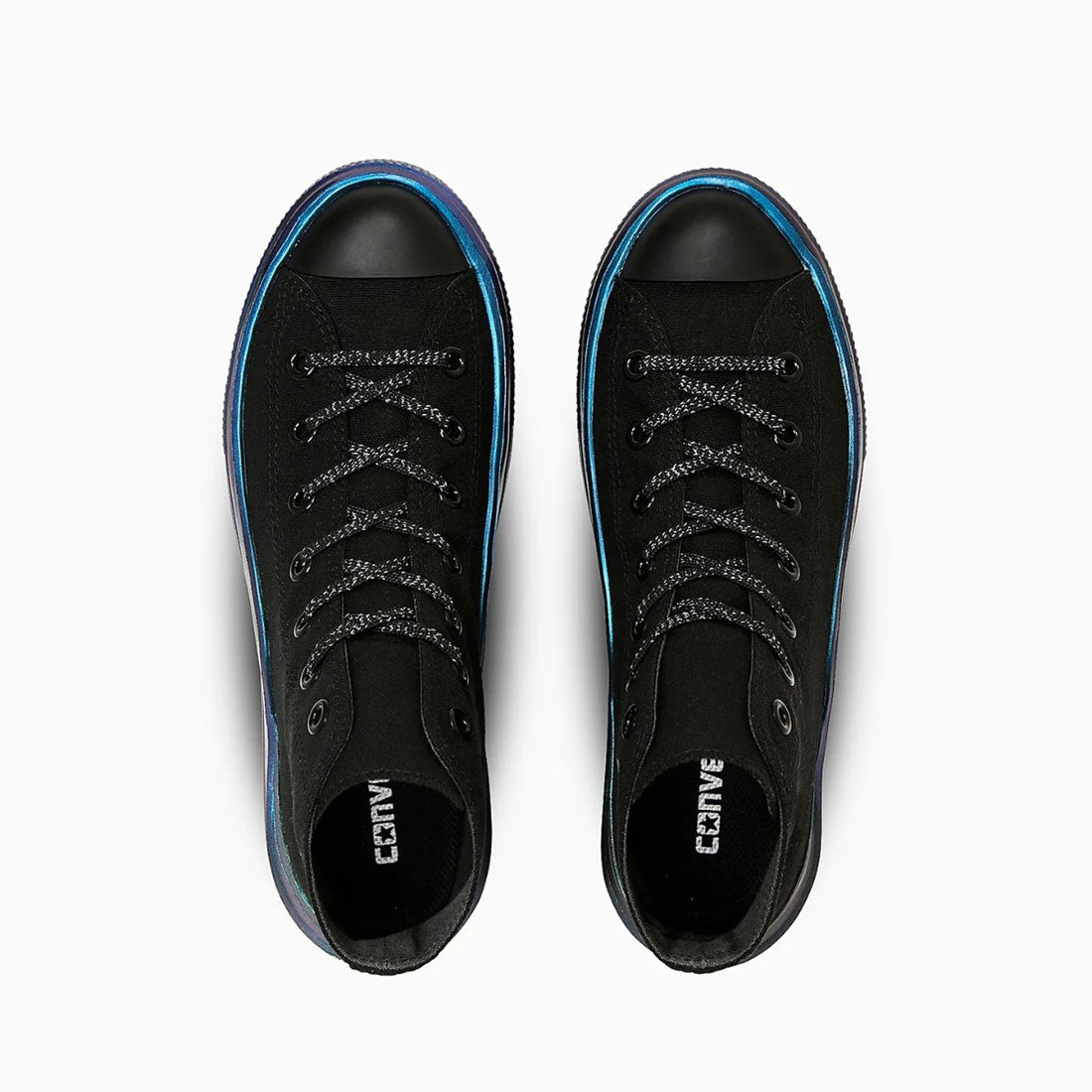 コンバース CONVERSE オールスター ライト PLTS II ホロソール HI（ALL STAR LIGHT PLTS II HOLOSOLE HI） （ブラック/オーロラブラック） ブラック/オーロラブラック