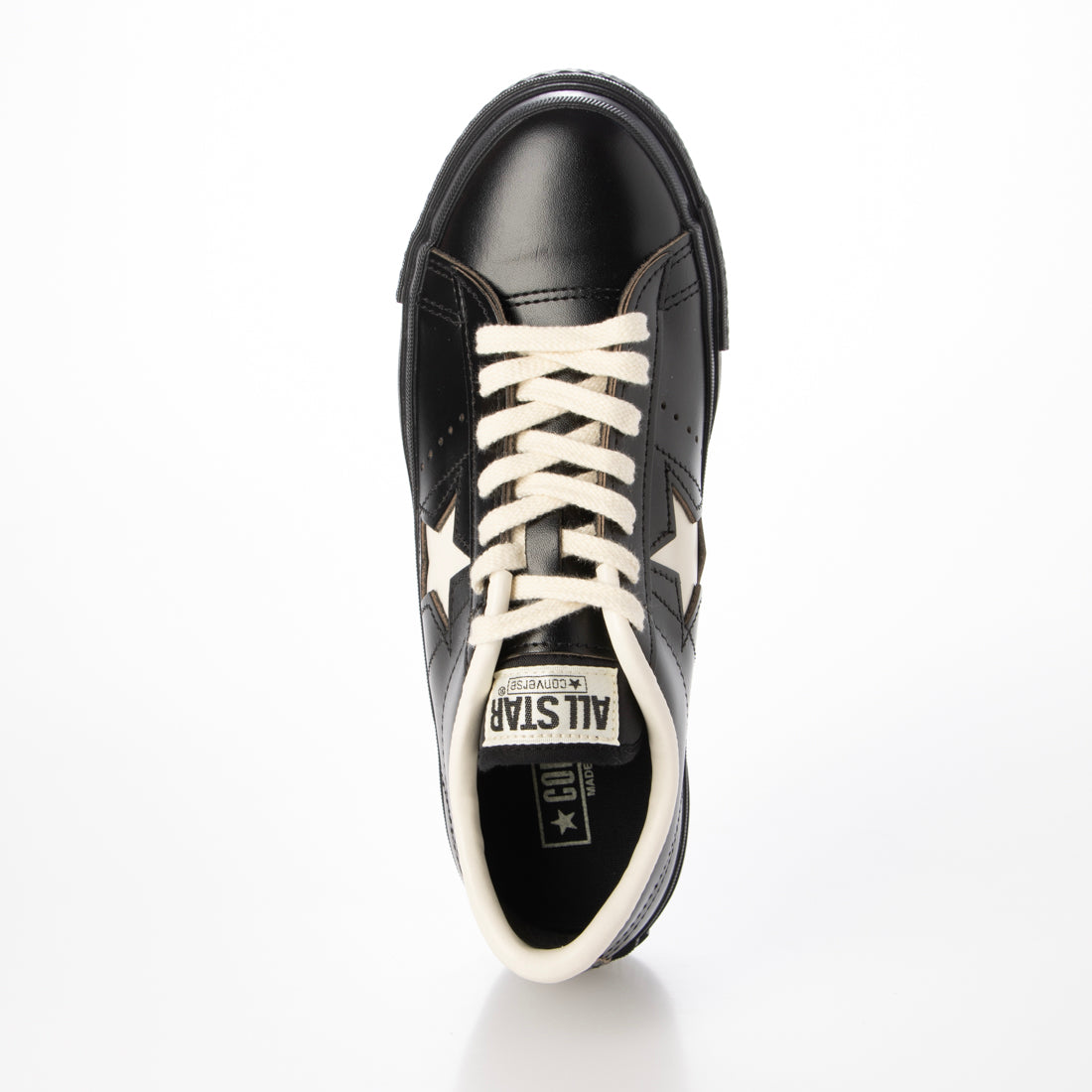 コンバース CONVERSE ONE STAR J ワンスター レザーシューズ 33702070 黒 ブラック スニーカー メンズ レディース （Black） Black
