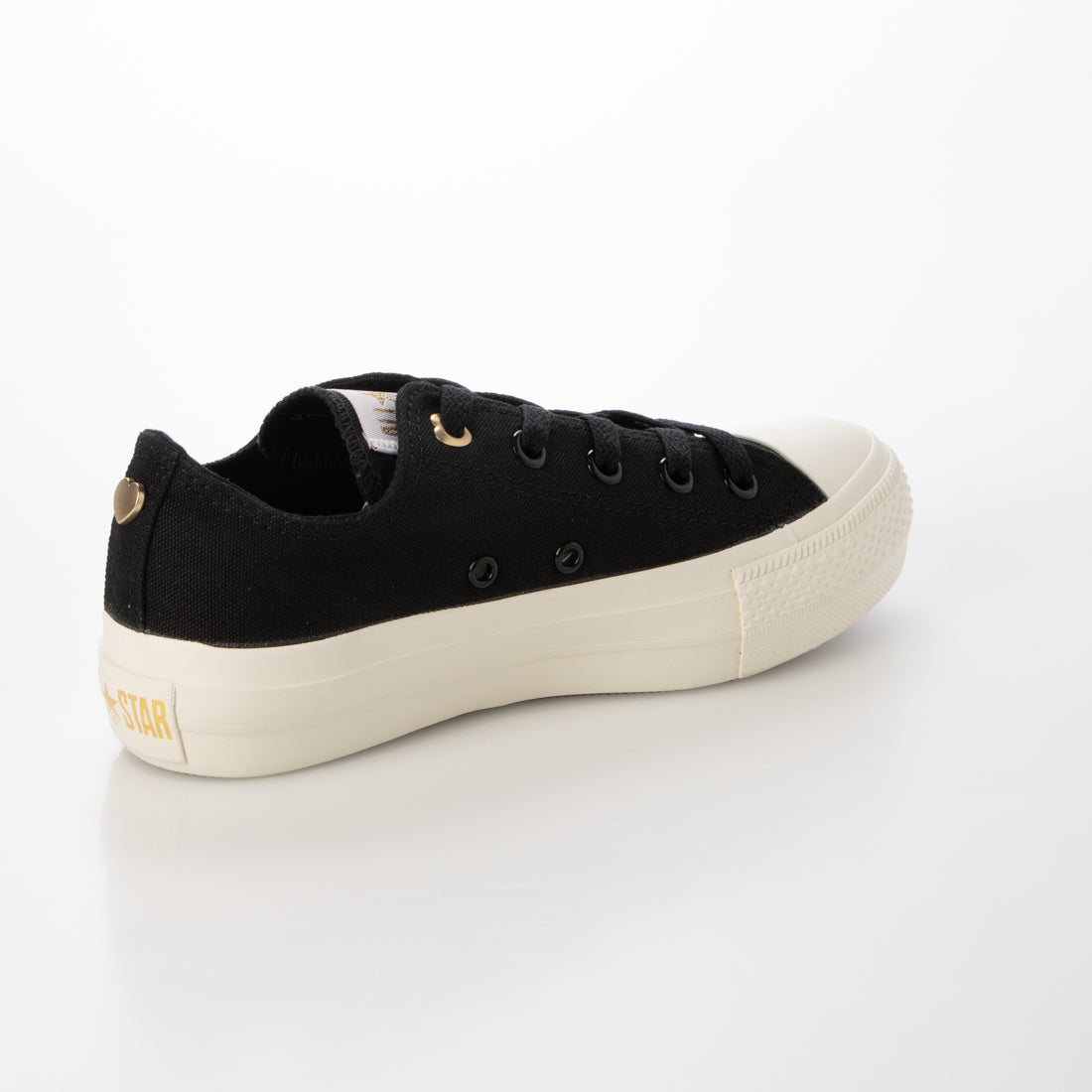 コンバース CONVERSE レディース スニーカー ローカット ALL STAR PLTS BACKHEART OX （ブラック） ブラック