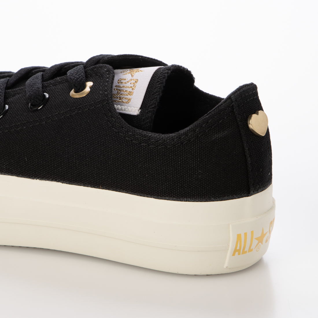 コンバース CONVERSE レディース スニーカー ローカット ALL STAR PLTS BACKHEART OX （ブラック） ブラック