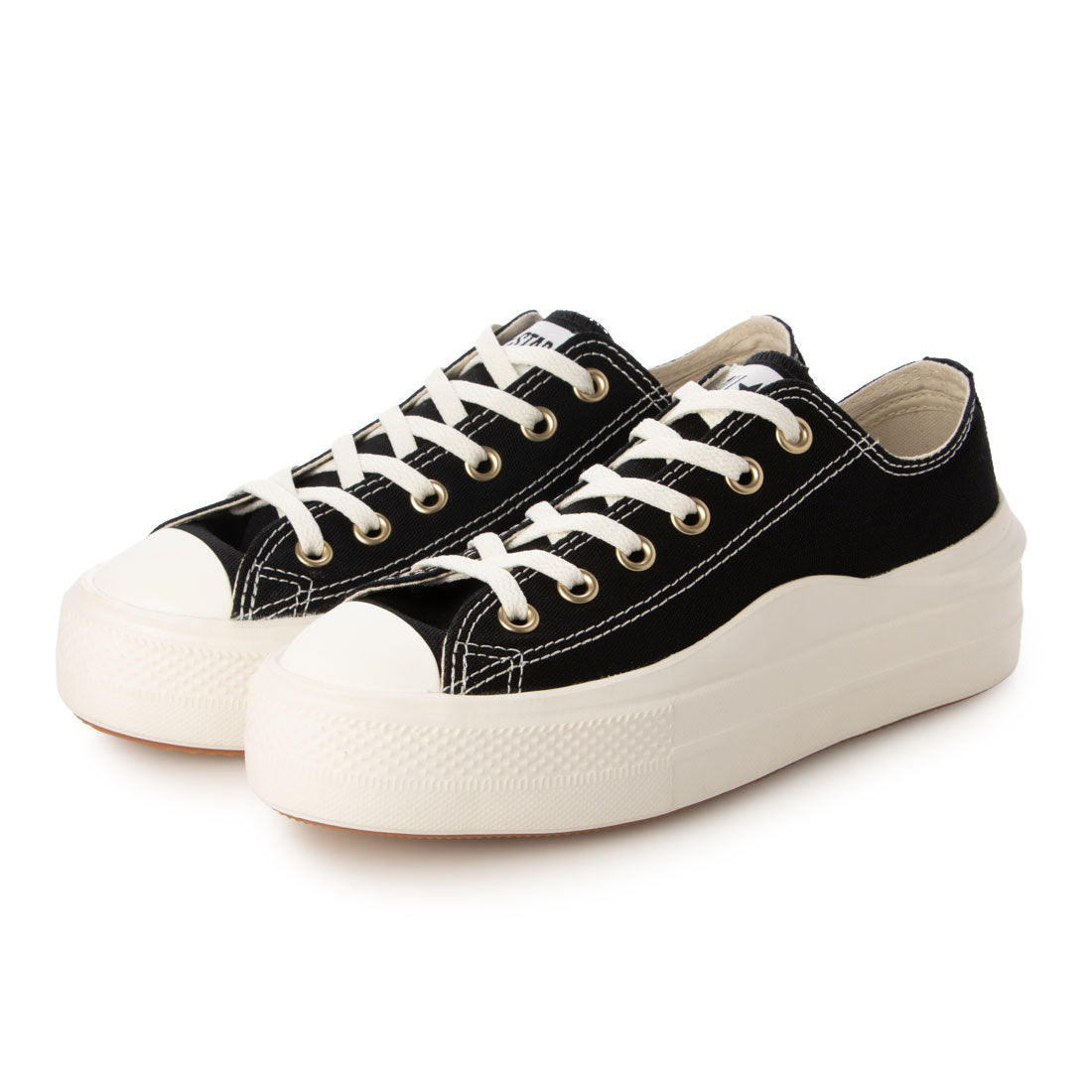 コンバース CONVERSE レディース スニーカー 厚底 ローカット ALL STAR LIGHT PLTS Ⅱ GE OX （ブラック） ブラック