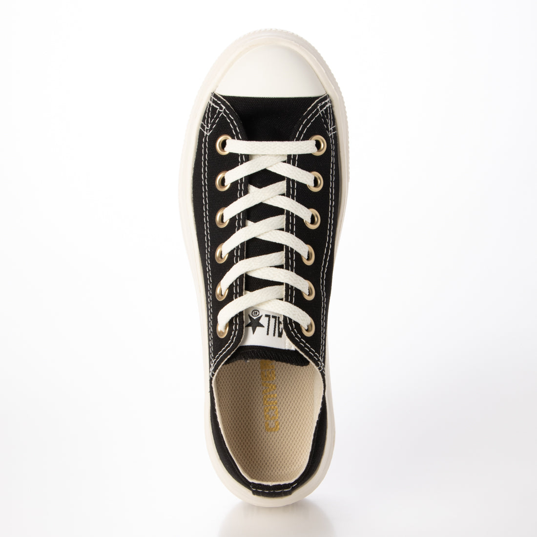 コンバース CONVERSE レディース スニーカー 厚底 ローカット ALL STAR LIGHT PLTS Ⅱ GE OX （ブラック） ブラック