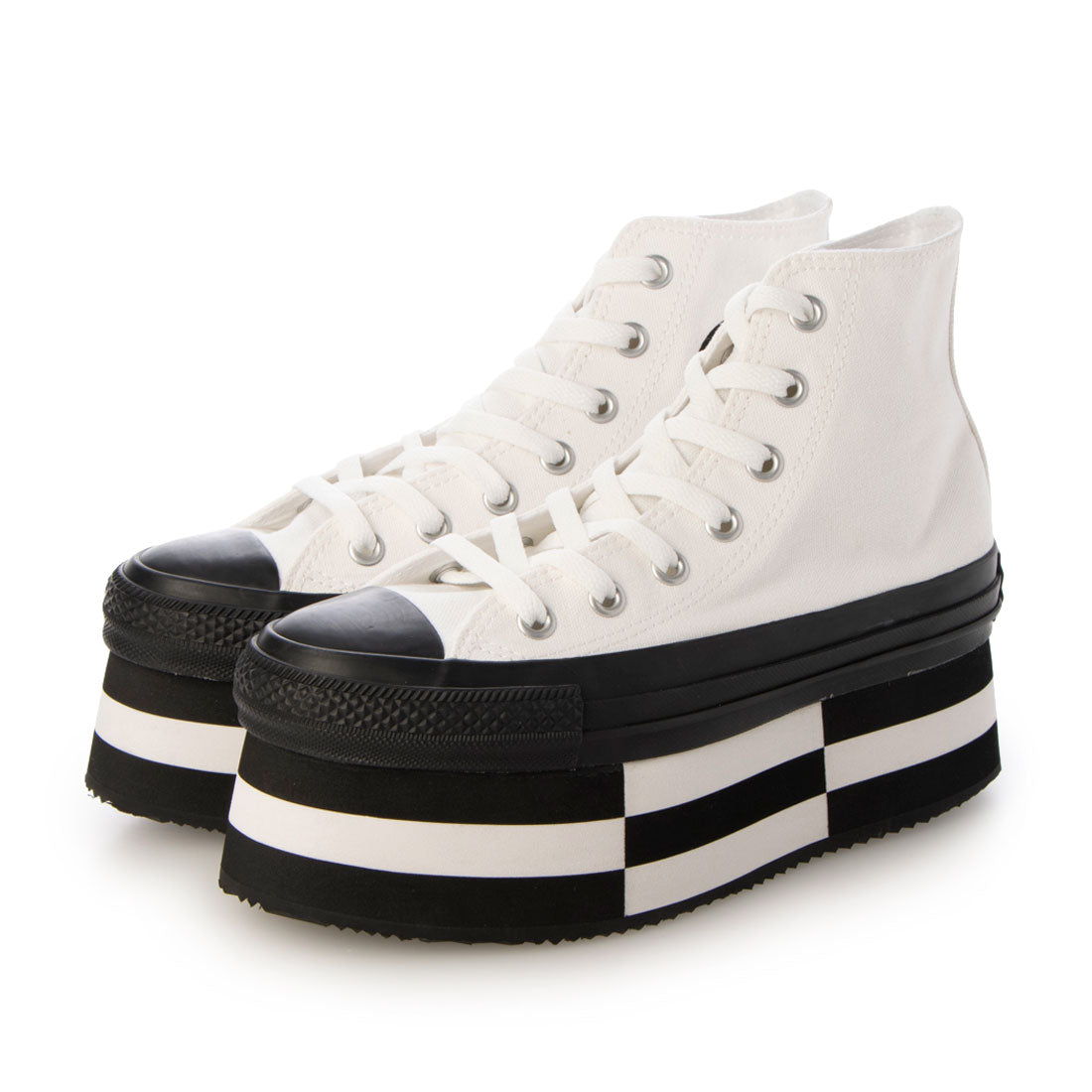 コンバース CONVERSE レディース スニーカー ハイカット 厚底 ALL STAR CHUNKYBLOCK HI,ホワイト