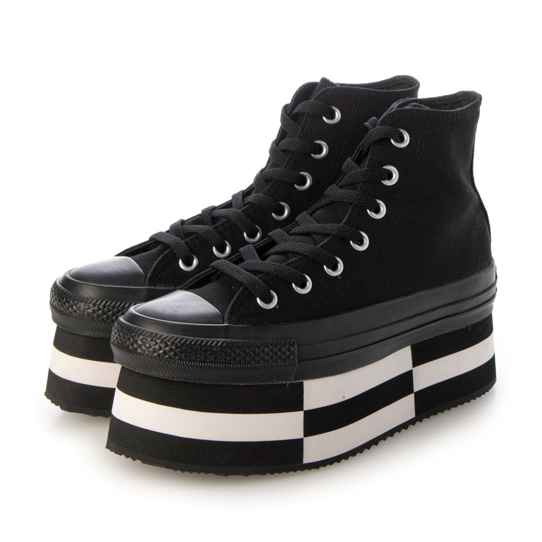 コンバース CONVERSE レディース スニーカー ハイカット 厚底 ALL STAR CHUNKYBLOCK HI,ブラック